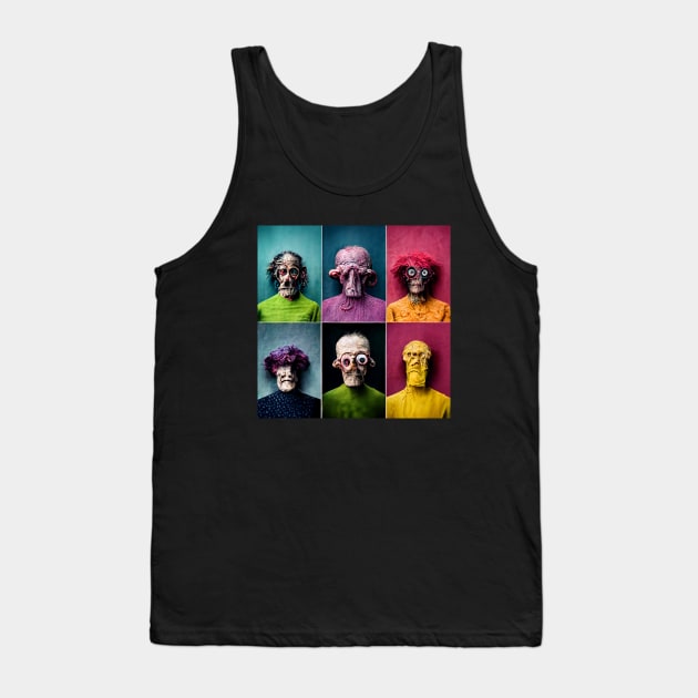 Weirdy Bunch Tank Top by Tim Molloy Art